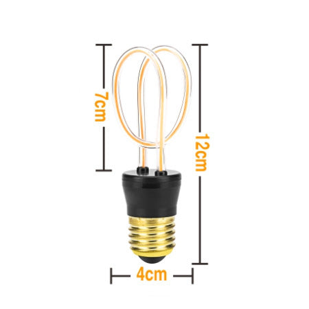 Romantic Special-Shaped Color Bulb E27 Large Screw Energy-Saving Lamp