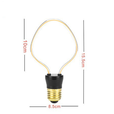 Romantic Special-Shaped Color Bulb E27 Large Screw Energy-Saving Lamp