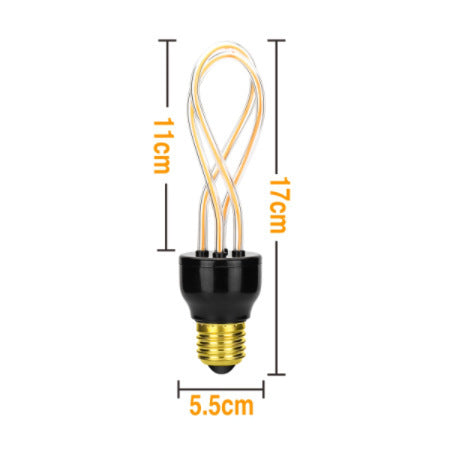 Romantic Special-Shaped Color Bulb E27 Large Screw Energy-Saving Lamp