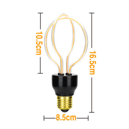 Romantic Special-Shaped Color Bulb E27 Large Screw Energy-Saving Lamp