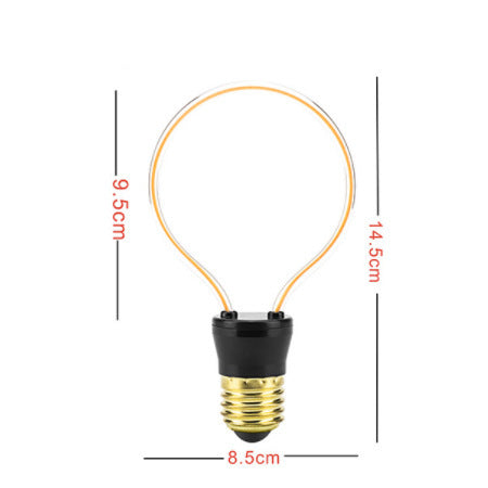 Romantic Special-Shaped Color Bulb E27 Large Screw Energy-Saving Lamp