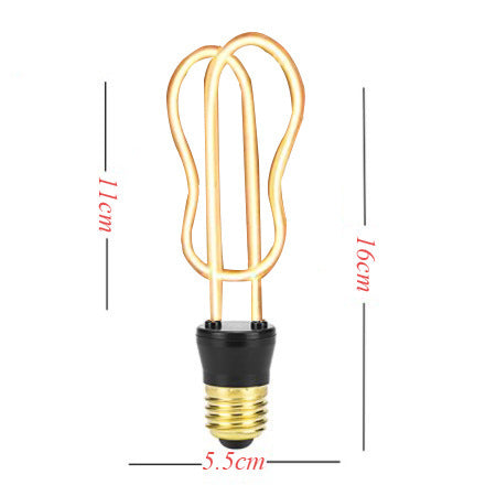 Romantic Special-Shaped Color Bulb E27 Large Screw Energy-Saving Lamp