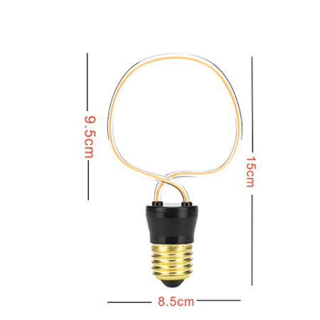 Romantic Special-Shaped Color Bulb E27 Large Screw Energy-Saving Lamp